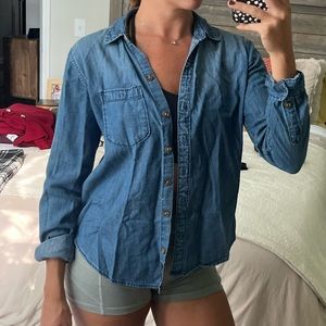 Abercrombie & Fitch chambray shirt, size extra small